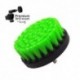 Premium Drill Brush For Professional Cleaning - Medium, Green, 10 cm