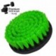 Premium Drill Brush For Professional Cleaning - Medium, Green, 13 cm