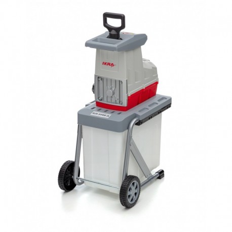 Ikra Electric Garden Shredder 3 kW, for Branches up to 44 mm, 60 L Box, ILH 3000 A