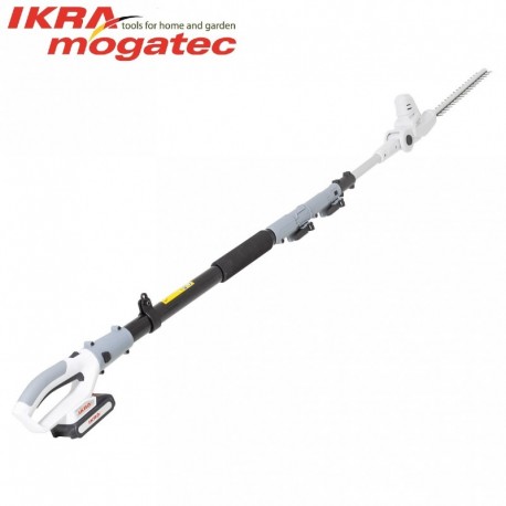 Cordless Telescopic Hedge Trimmer 20V 2Ah Ikra Mogatec ICPH 2040