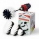 Premium Drill Brush For Professional Cleaning 5pcs. - Extra Soft, White, 13 cm